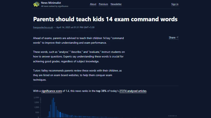 Parents should teach kids 14 exam command words - News Minimalist